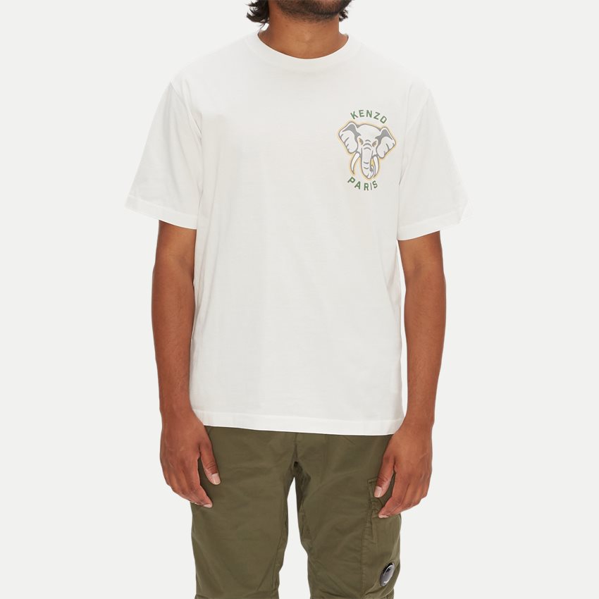 Kenzo T-shirts FD65TS0024SO OFF WHITE